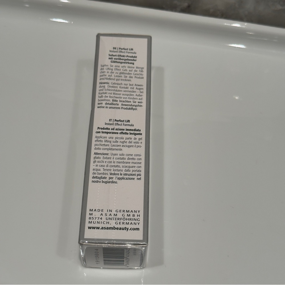 NWT- M. Asam Perfect Lift Instant Effect Formula 1.01 FL OZ - Picture 2 of 5
